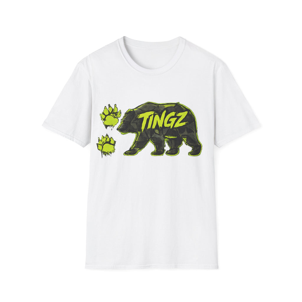 Bear TINGZ Paw Graphic T-Shirt —  Neon Logo