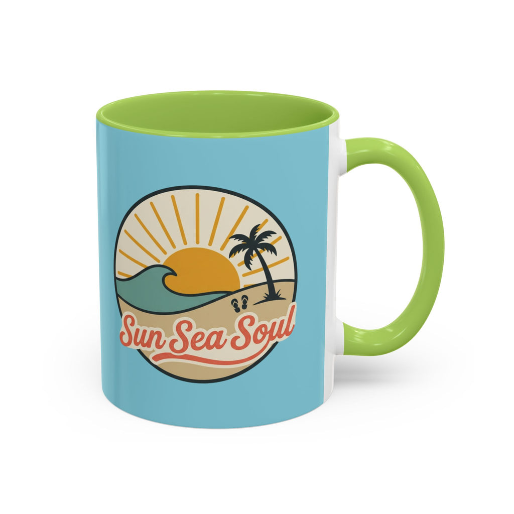 Sun Sea Soul Accent Coffee Mug – Beach Sunset 11/15oz