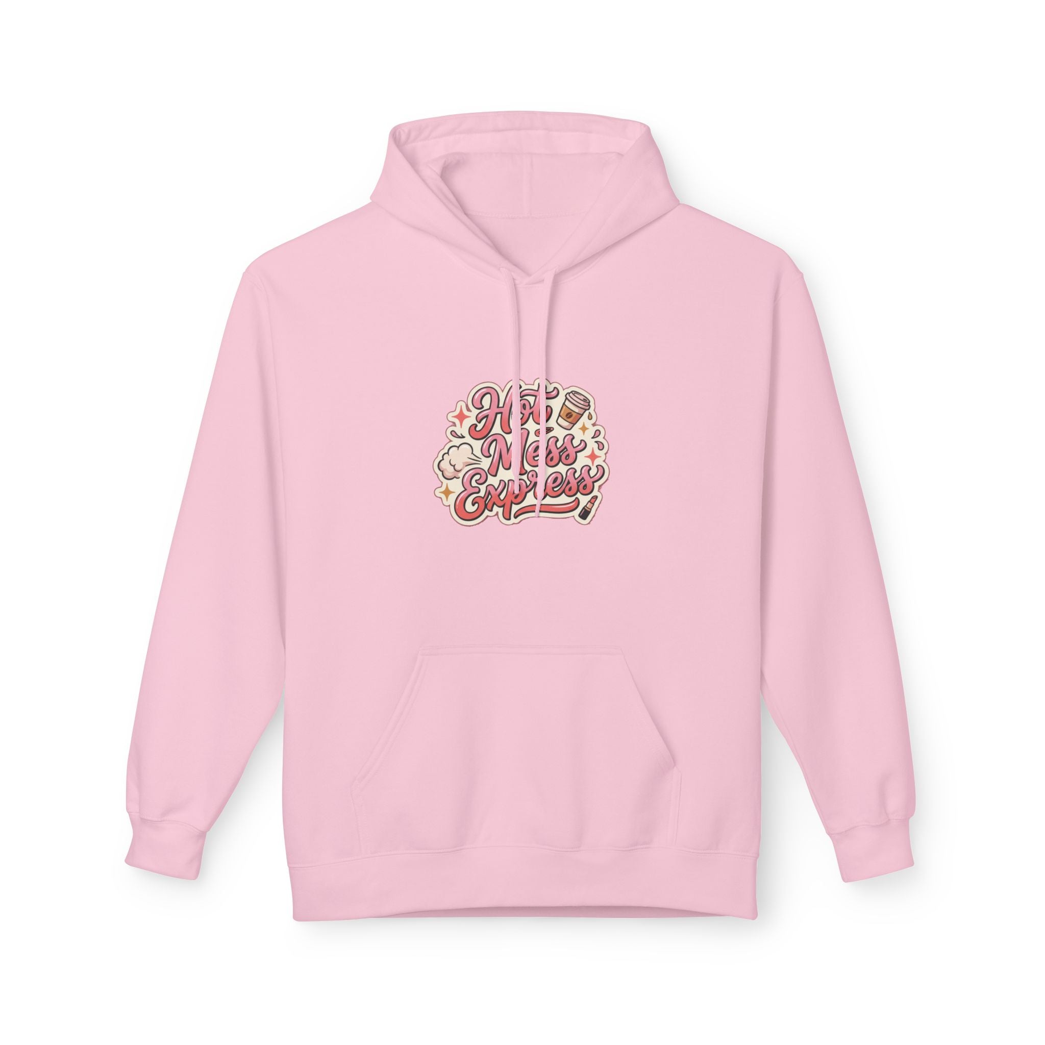 Hoodie - "Hot Mess Express" Funny Script Hoodie