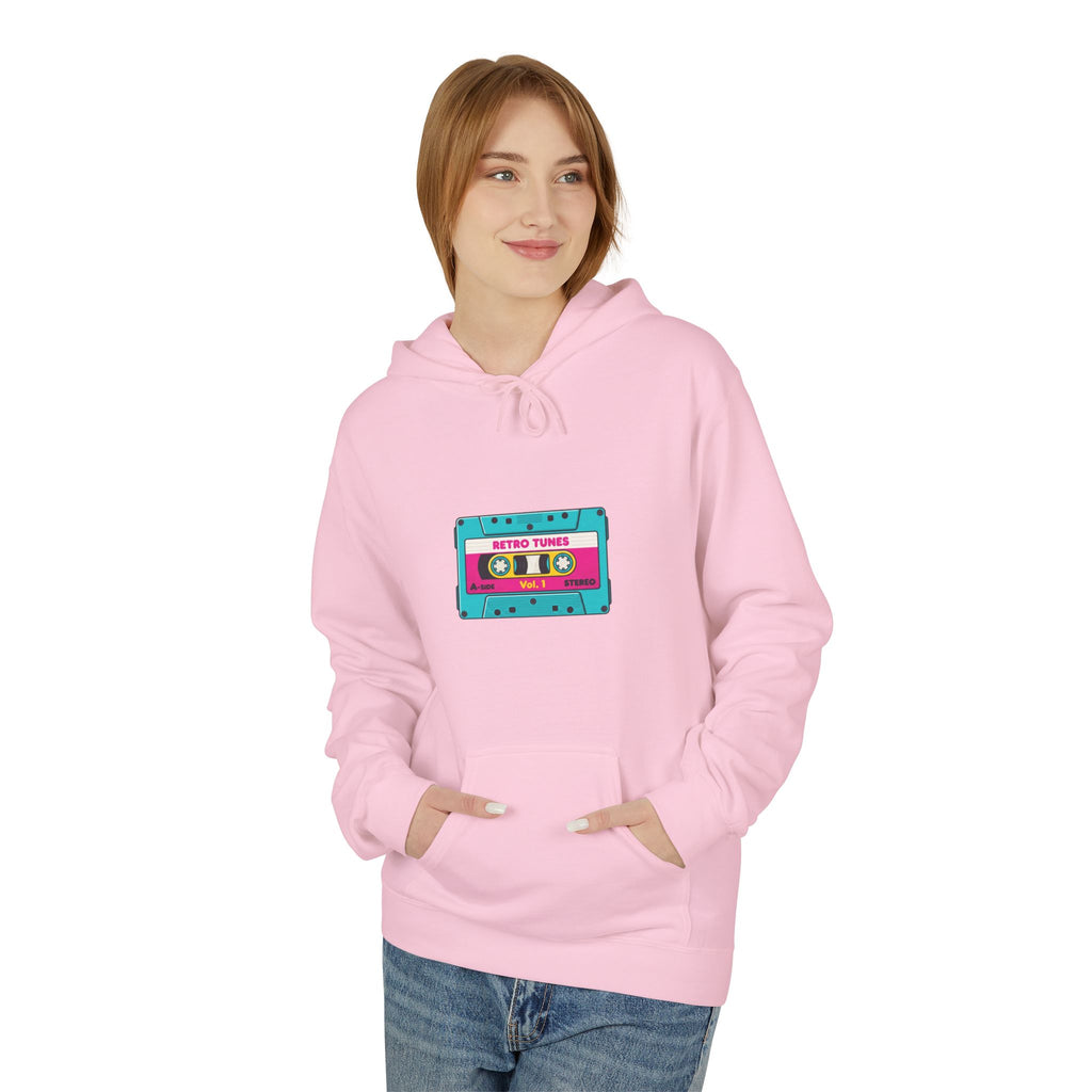Retro Cassette Hoodie — Vintage Tape Graphic Pullover