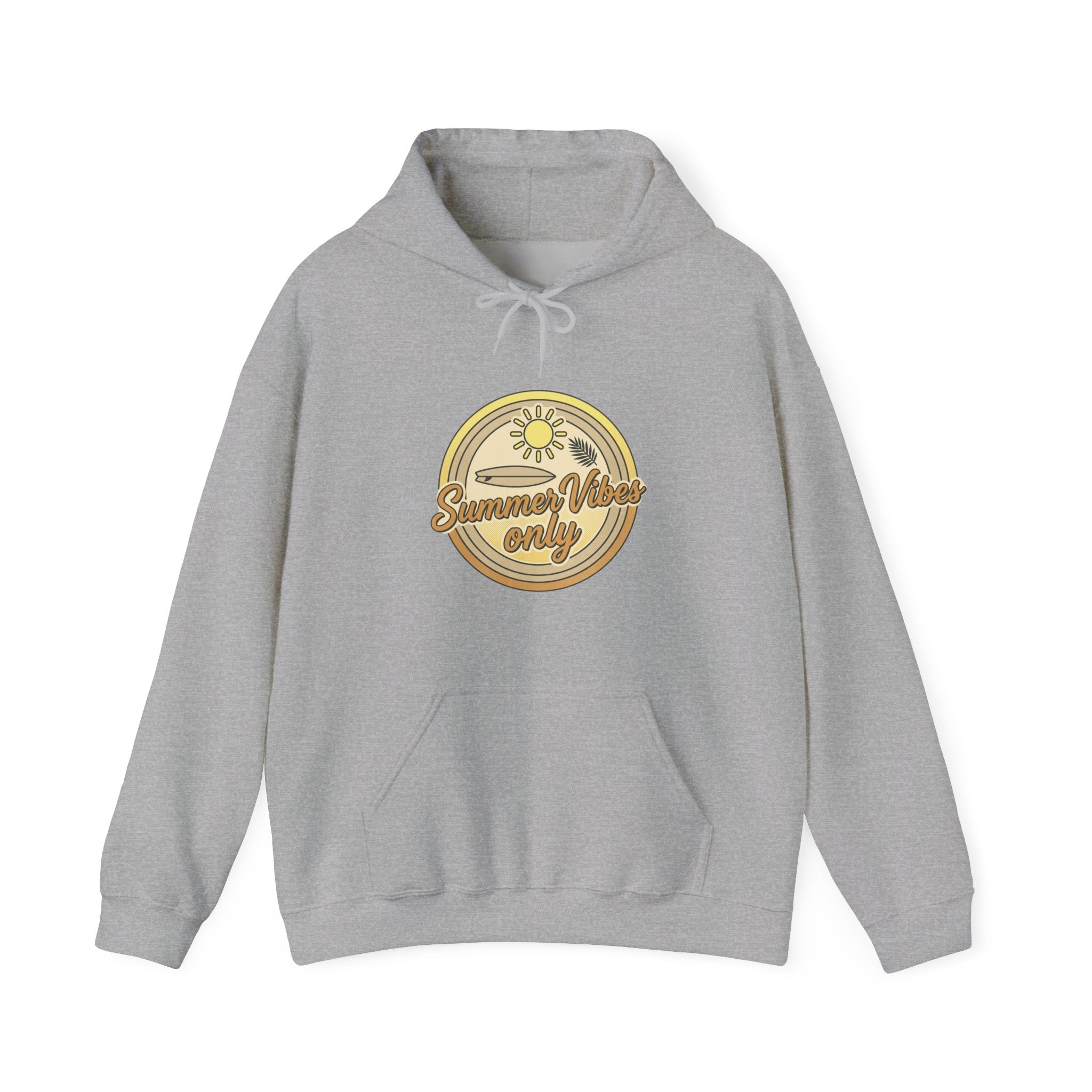 Retro Daisy “Summer Vibes Only” Hoodie — Vintage Floral Cozy Pullover