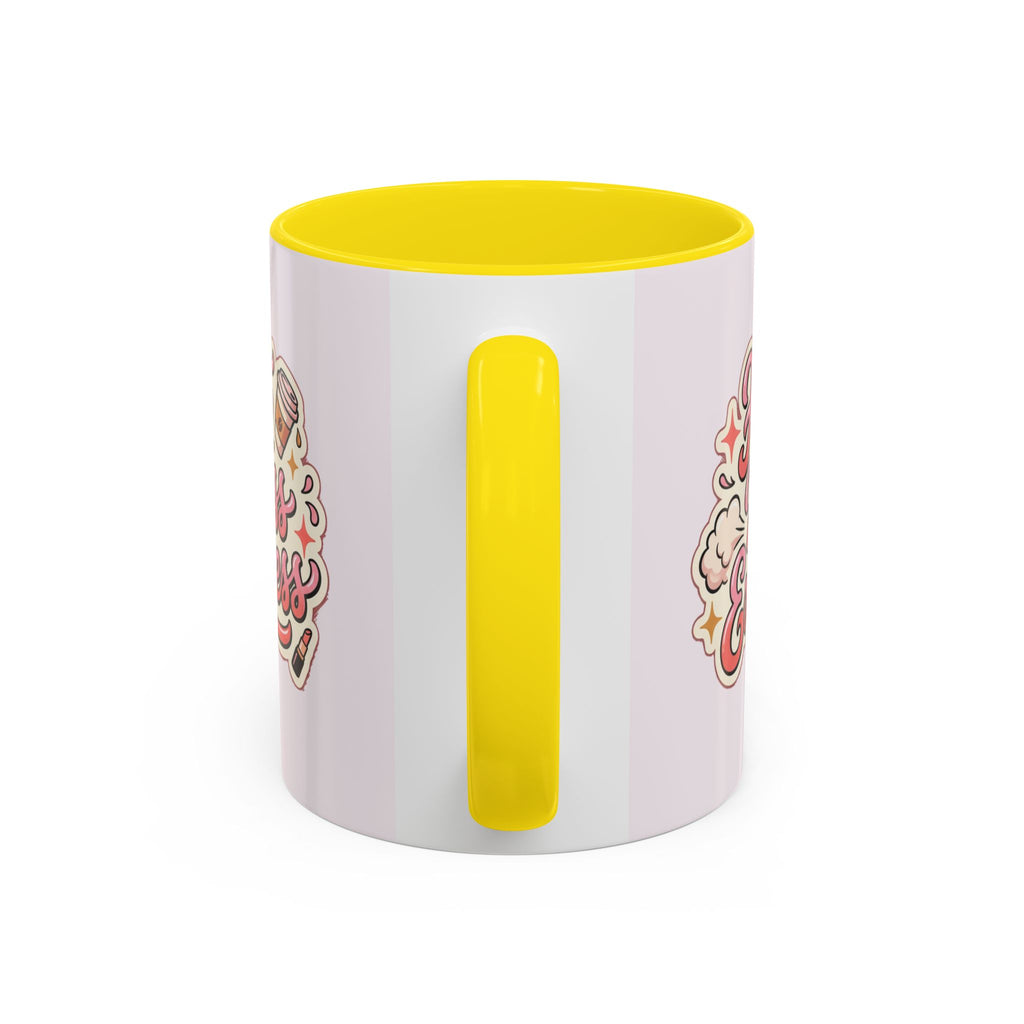 Hot Mess Express Coffee Mug — Funny Pink Accent Mug for Coffee Lovers