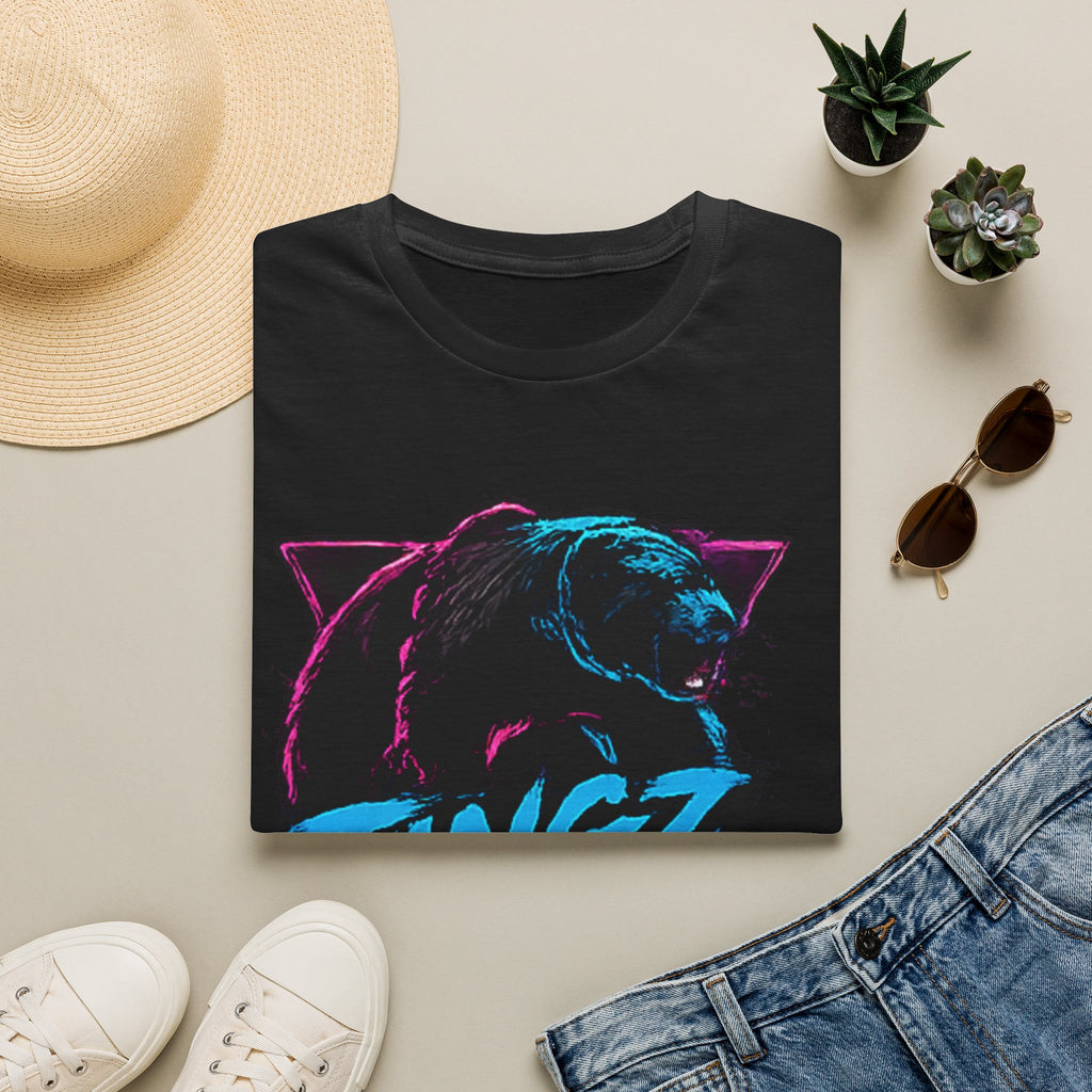 Bear TINGZ Graphic T-Shirt —  Retro Neon Crew Tee