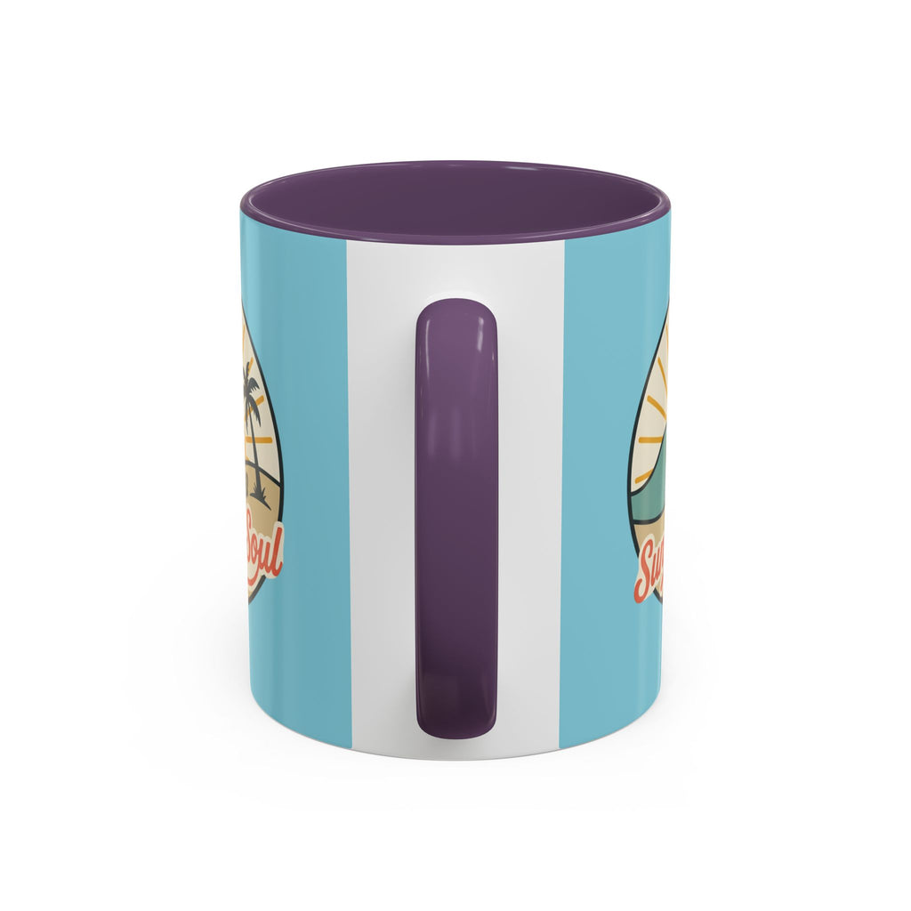 Sun Sea Soul Accent Coffee Mug – Beach Sunset 11/15oz