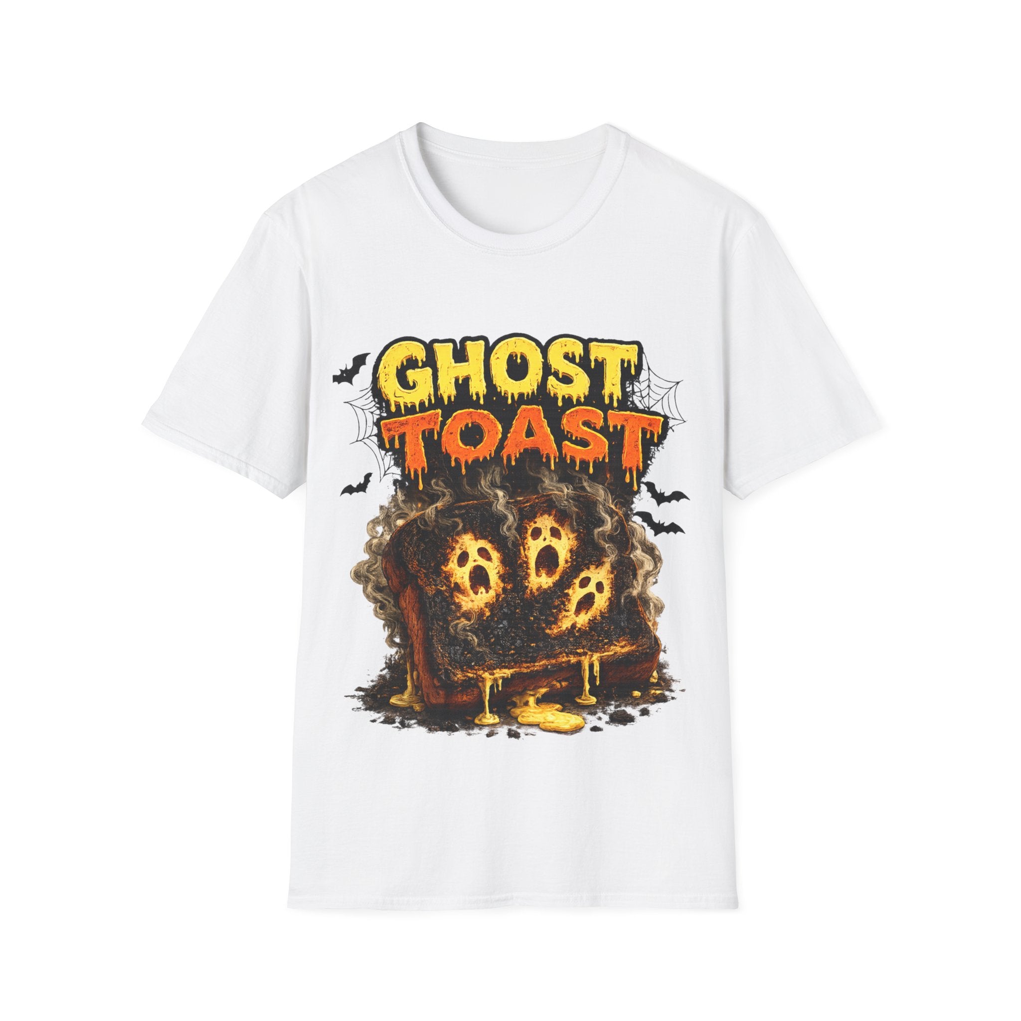 Ghost Toast Halloween T-Shirt — Spooky Haunted Breakfast Graphic Tee