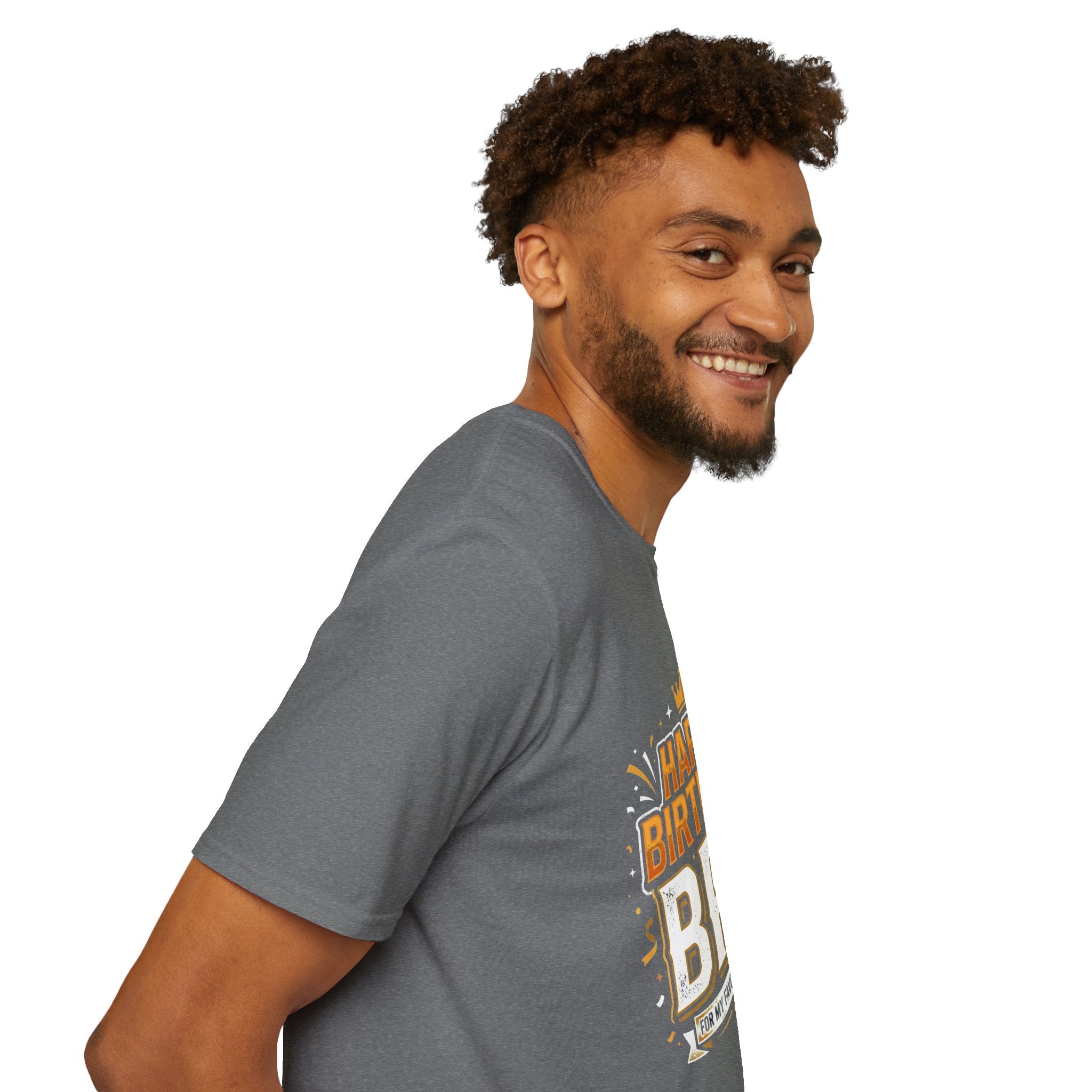 Happy Birthday Bro T-Shirt — Bold Crowned Birthday Tee for Brother
