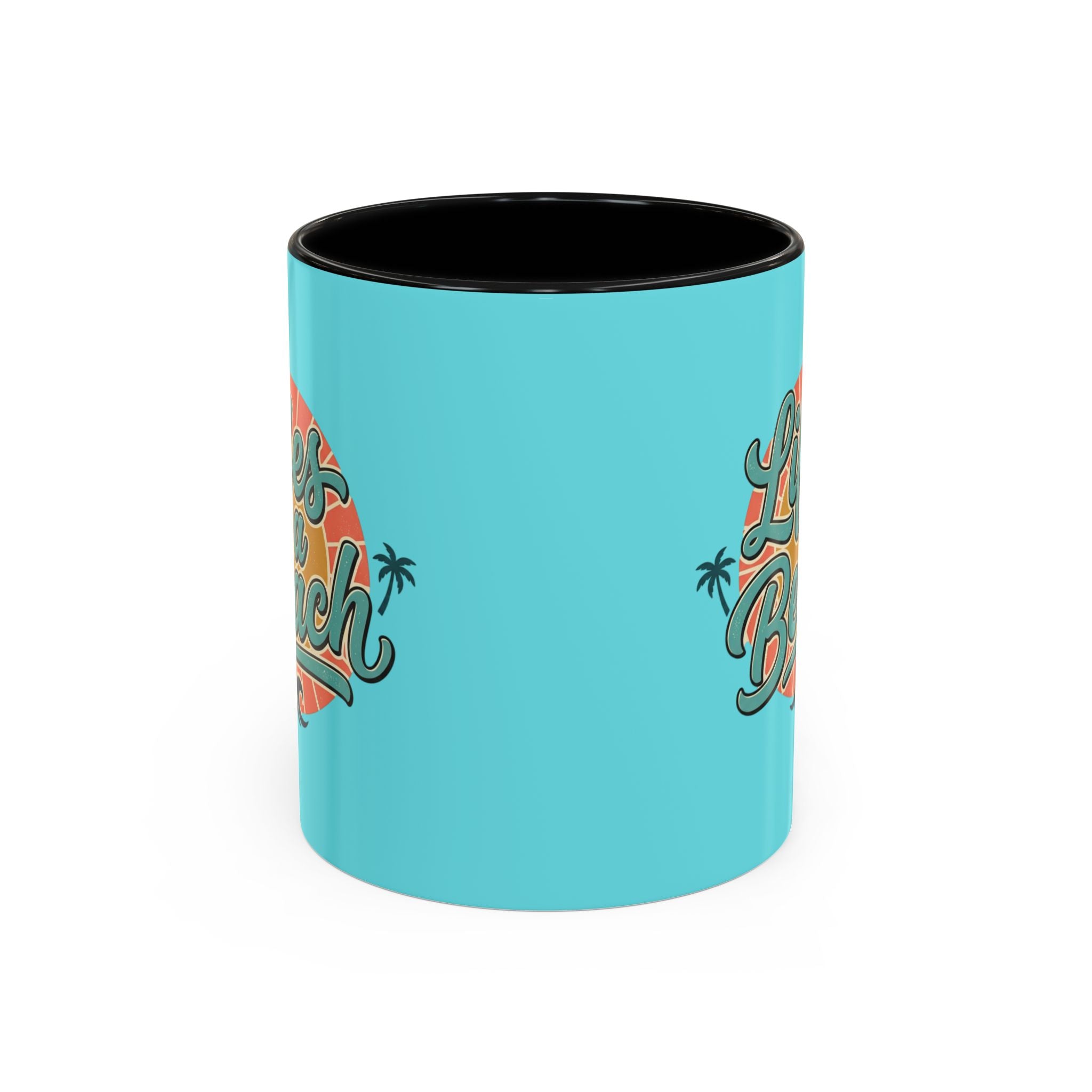 Life's a Beach Coffee Mug — Retro Beach Vibes 11/15oz Accent Mug