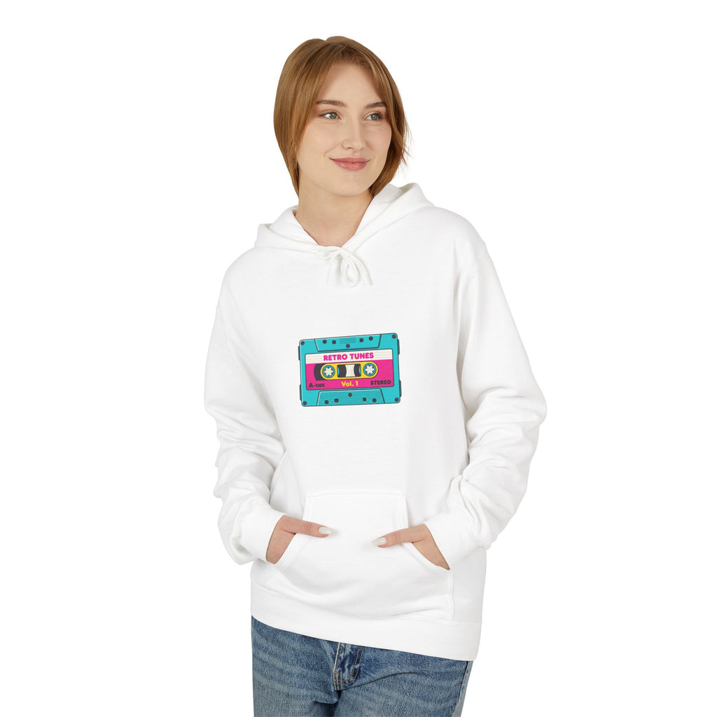 Retro Cassette Hoodie — Vintage Tape Graphic Pullover