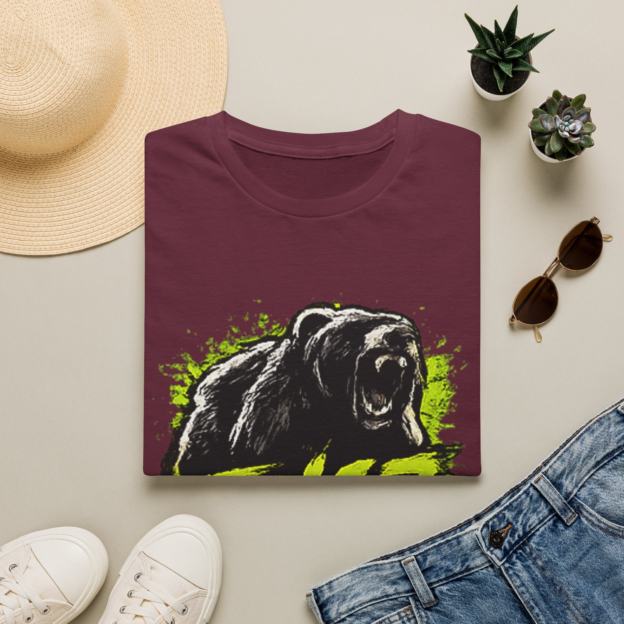 Bear TINGZ Roar T-Shirt — Bold Graphic Tee