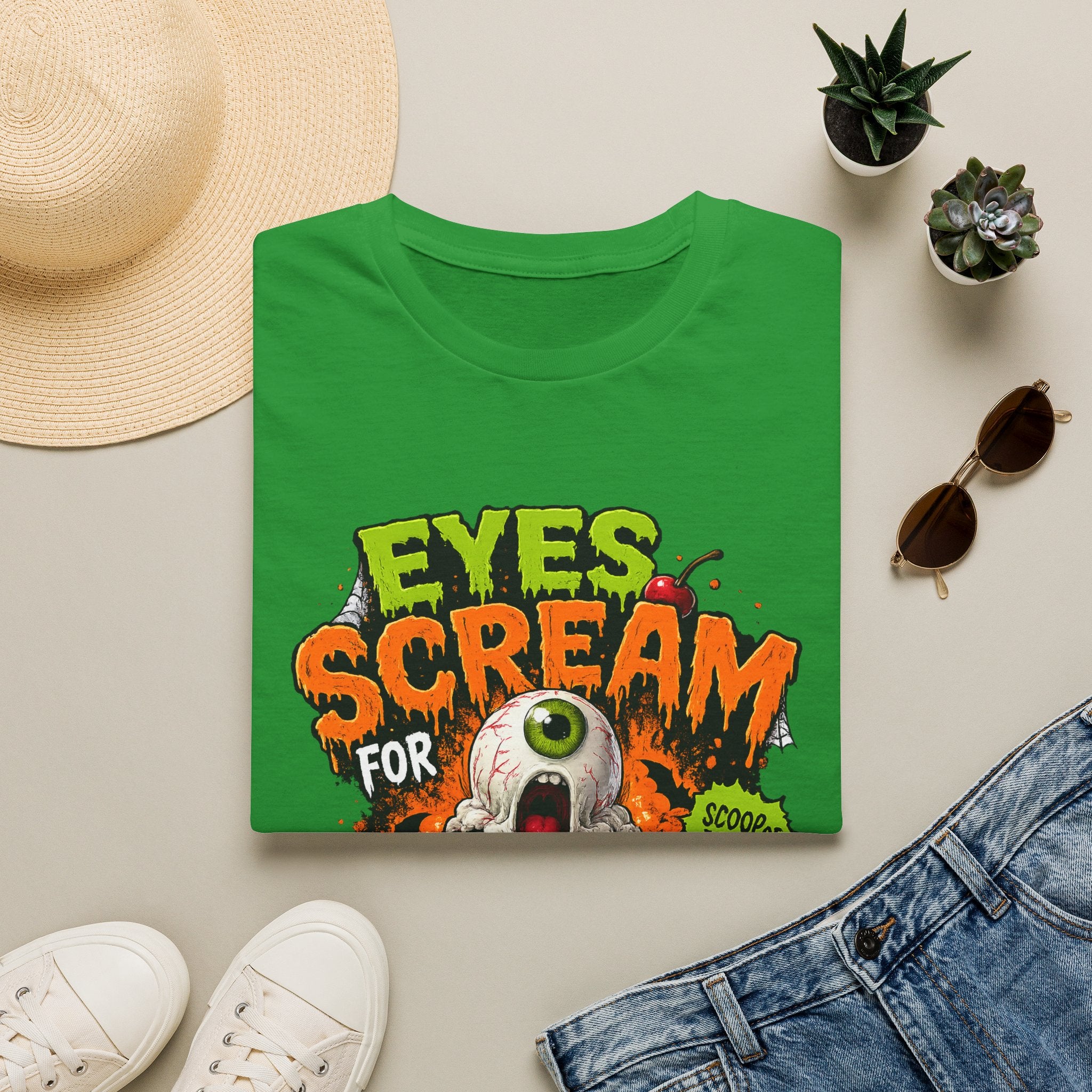 Halloween Eyes Scream T-Shirt — 'Eyes Scream for Halloween' Graphic Tee