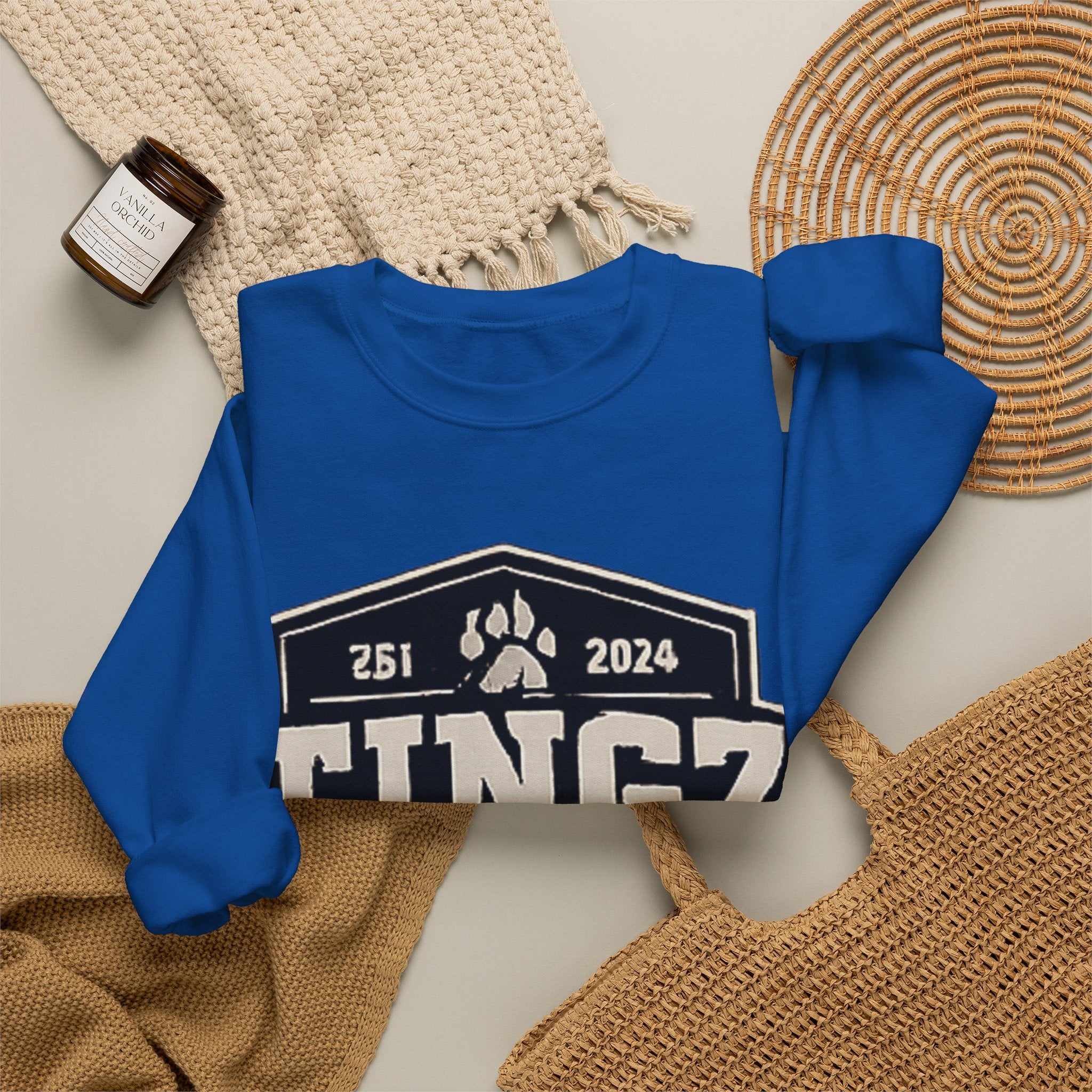 BEAR TINGZ  Badge Unisex Crewneck Sweatshirt | Vintage Wildlife Graphic Sweatshirt | Classic Streetwear Pullover