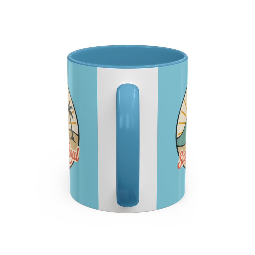 Sun Sea Soul Accent Coffee Mug – Beach Sunset 11/15oz