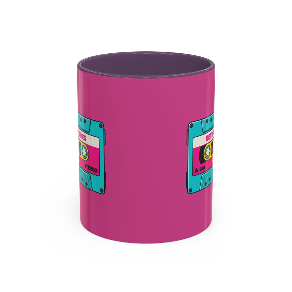 Retro Cassette Coffee Mug — 'Retro Tunes Vol. 1' Accent Mug