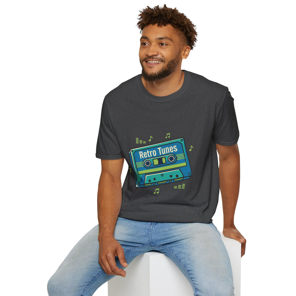 Retro Tunes- Unisex Softstyle T-Shirt