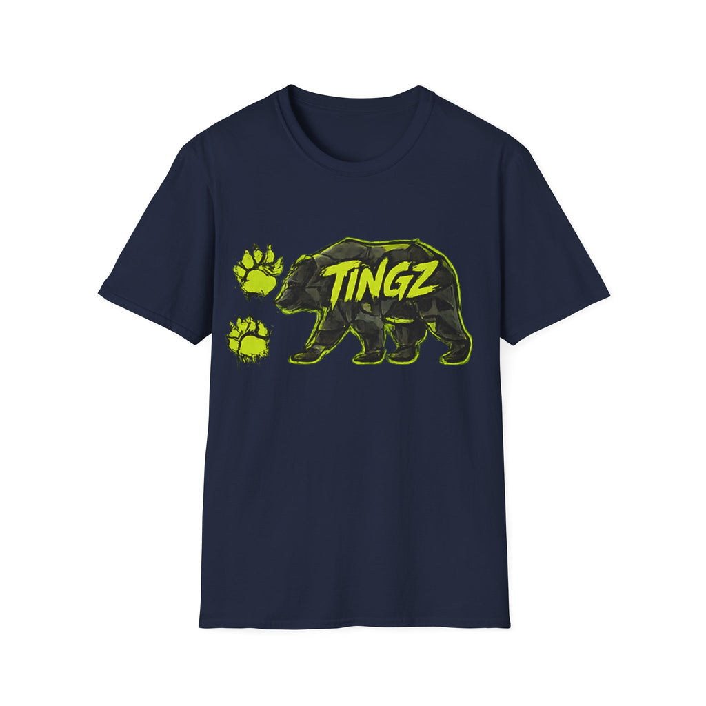 Bear TINGZ Paw Graphic T-Shirt —  Neon Logo