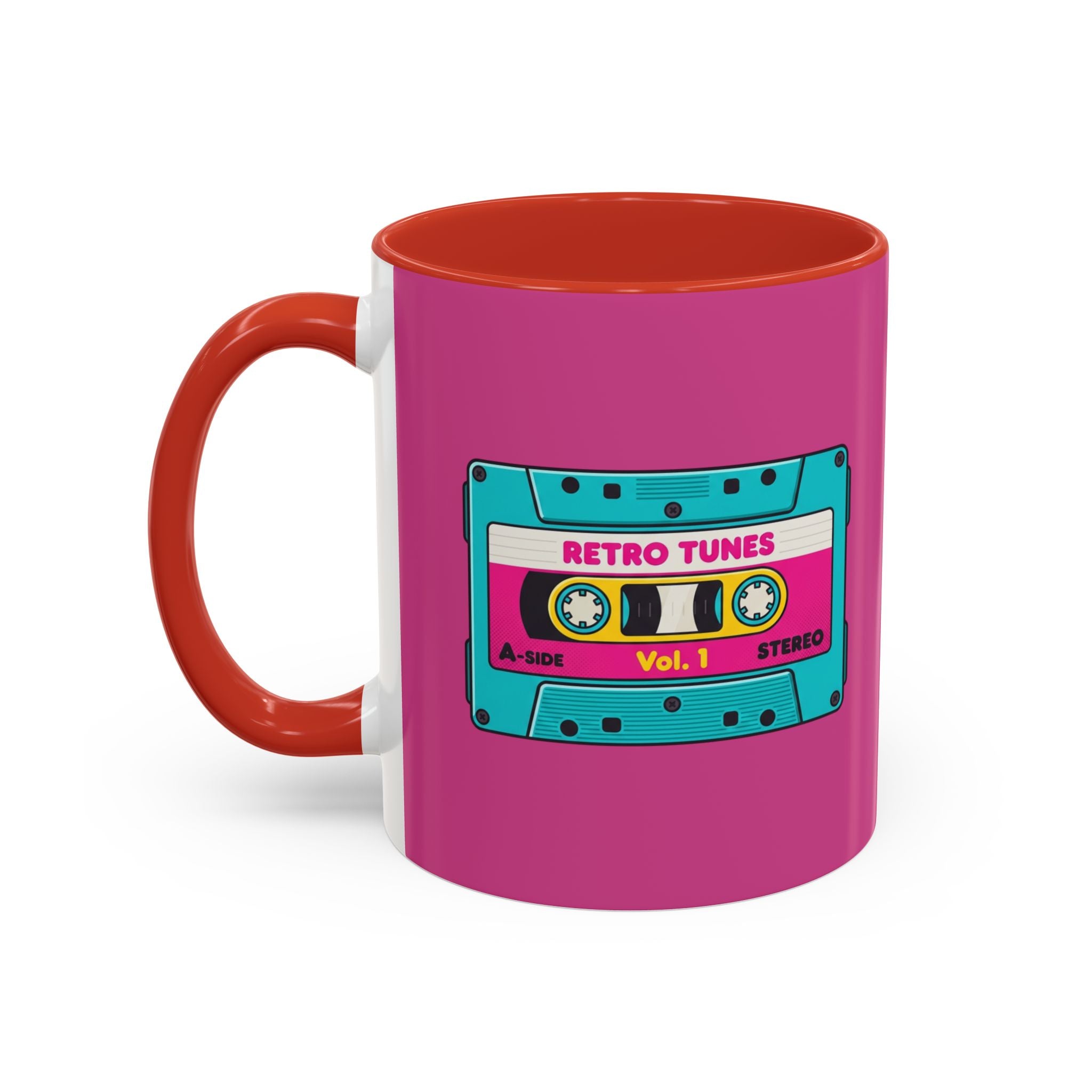 Retro Cassette Coffee Mug — 'Retro Tunes Vol. 1' Accent Mug