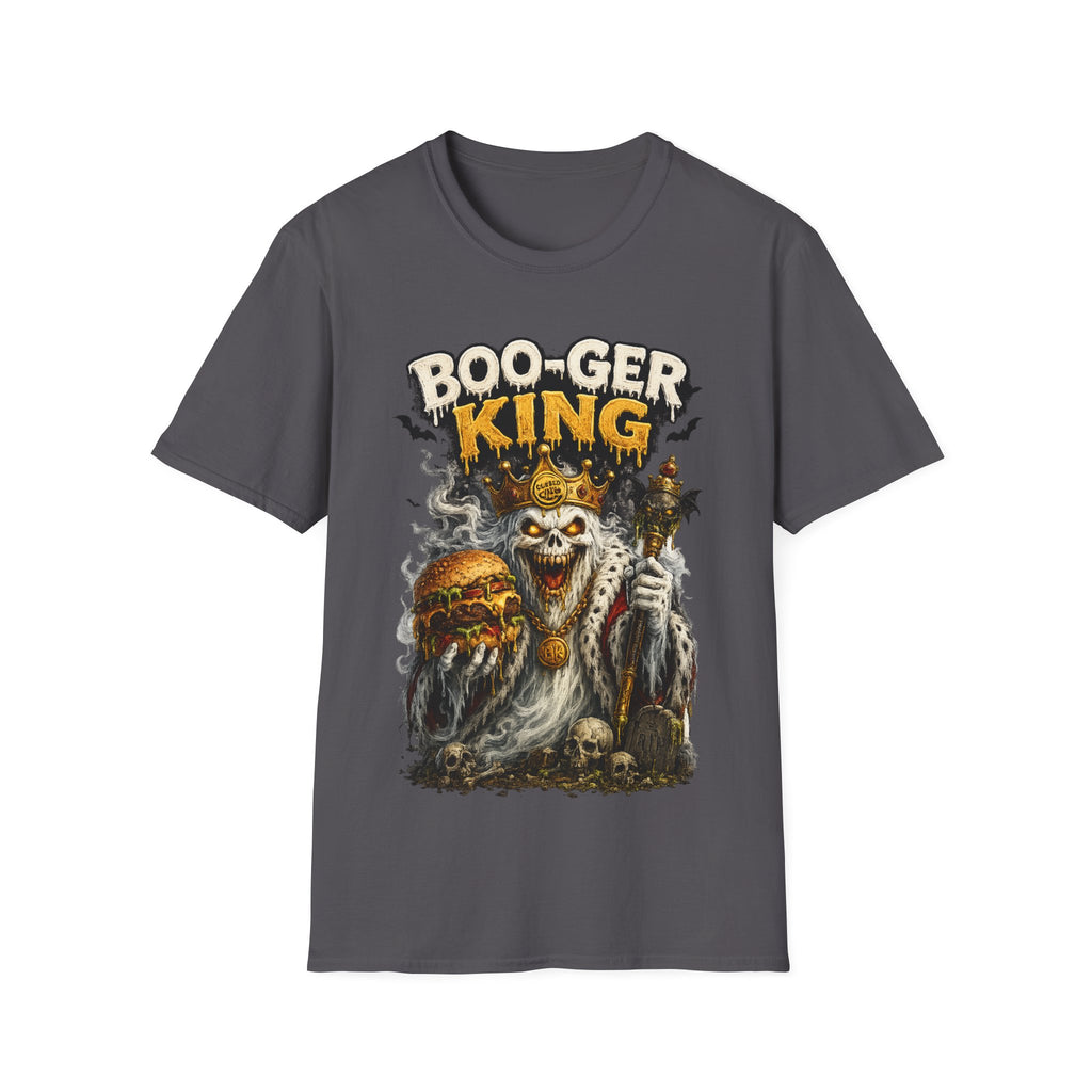 Boo-ger King Halloween T-Shirt — Spooky Skull King Graphic Tee
