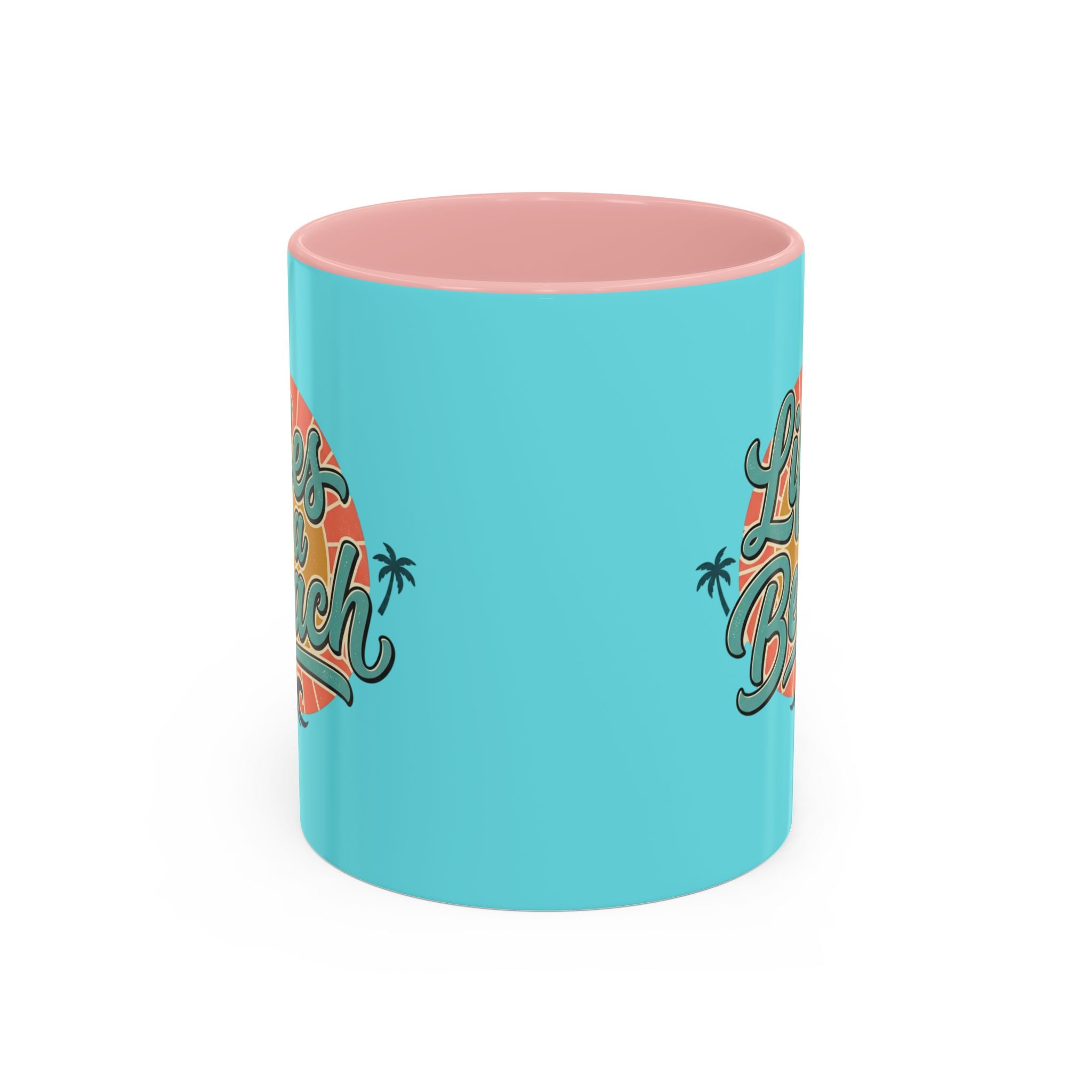 Life's a Beach Coffee Mug — Retro Beach Vibes 11/15oz Accent Mug