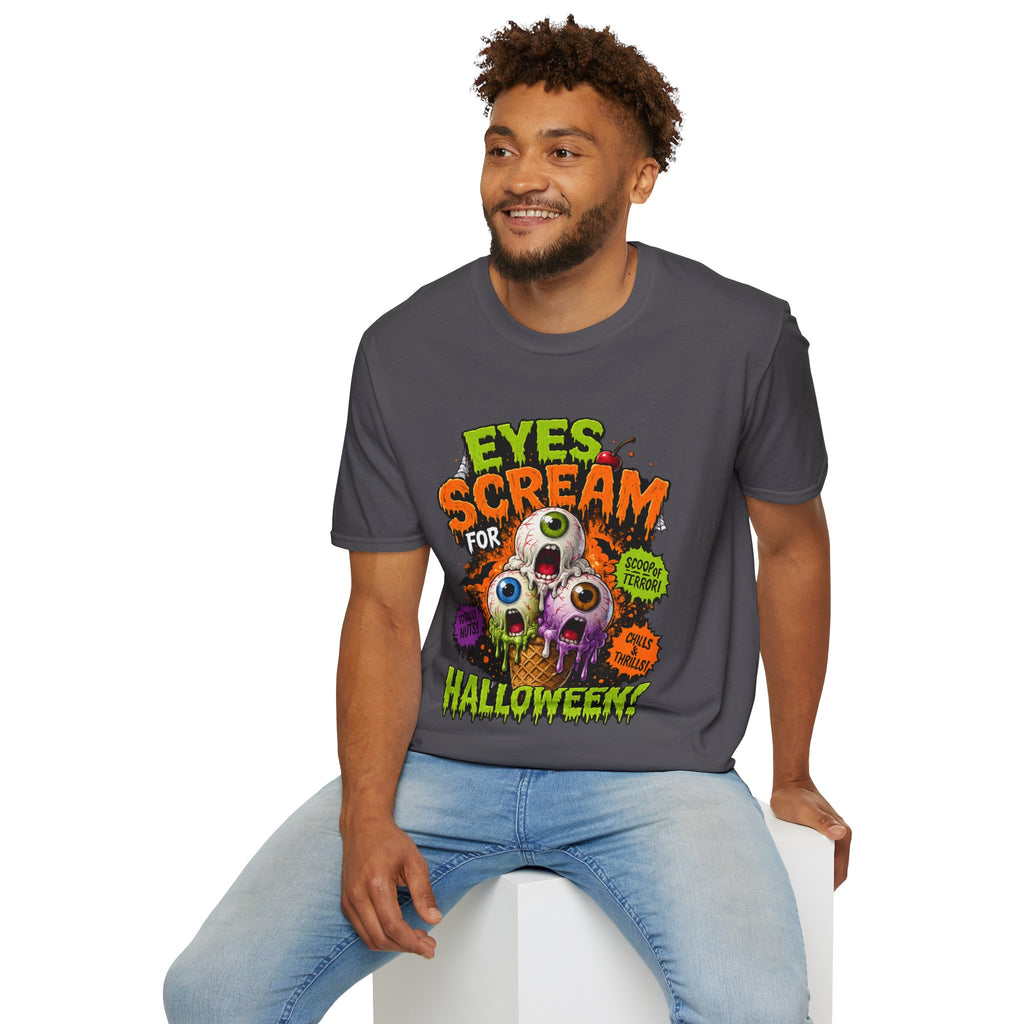 Halloween Eyes Scream T-Shirt — 'Eyes Scream for Halloween' Graphic Tee