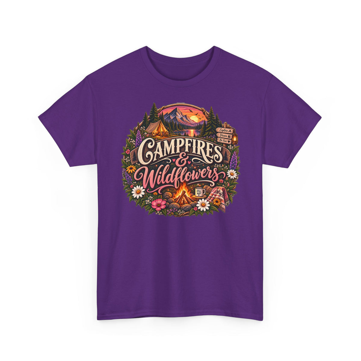 Campfires & Wildflowers T-Shirt