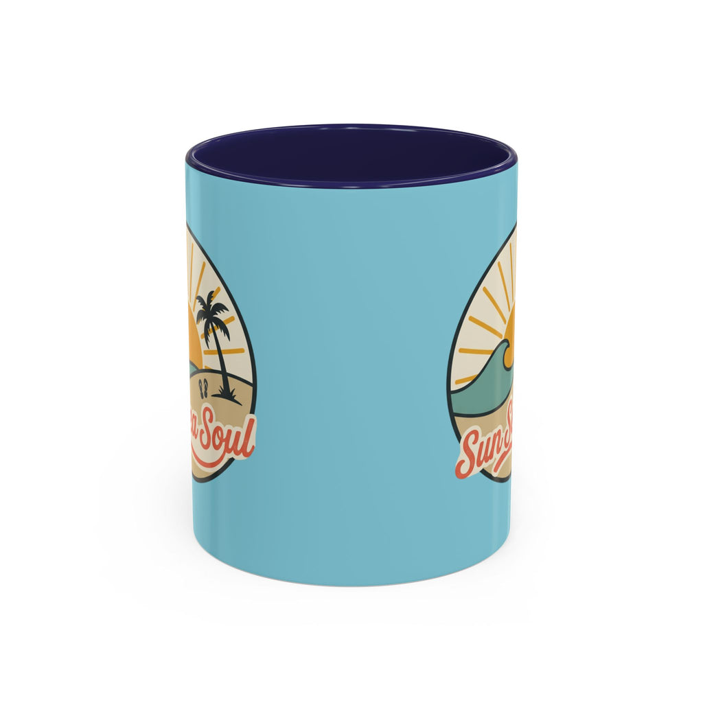 Sun Sea Soul Accent Coffee Mug – Beach Sunset 11/15oz