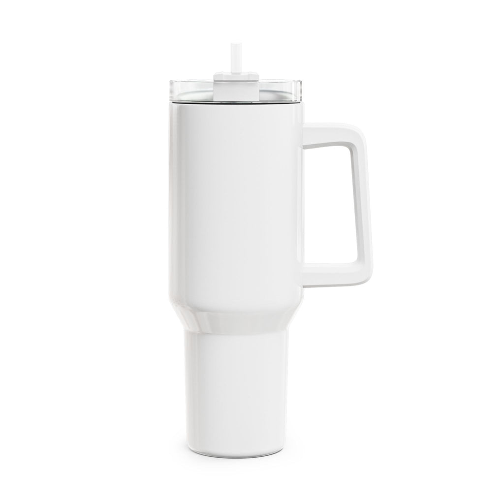 40oz Pink Tumbler — "Hot Mess, Express" Travel Mug with Handle