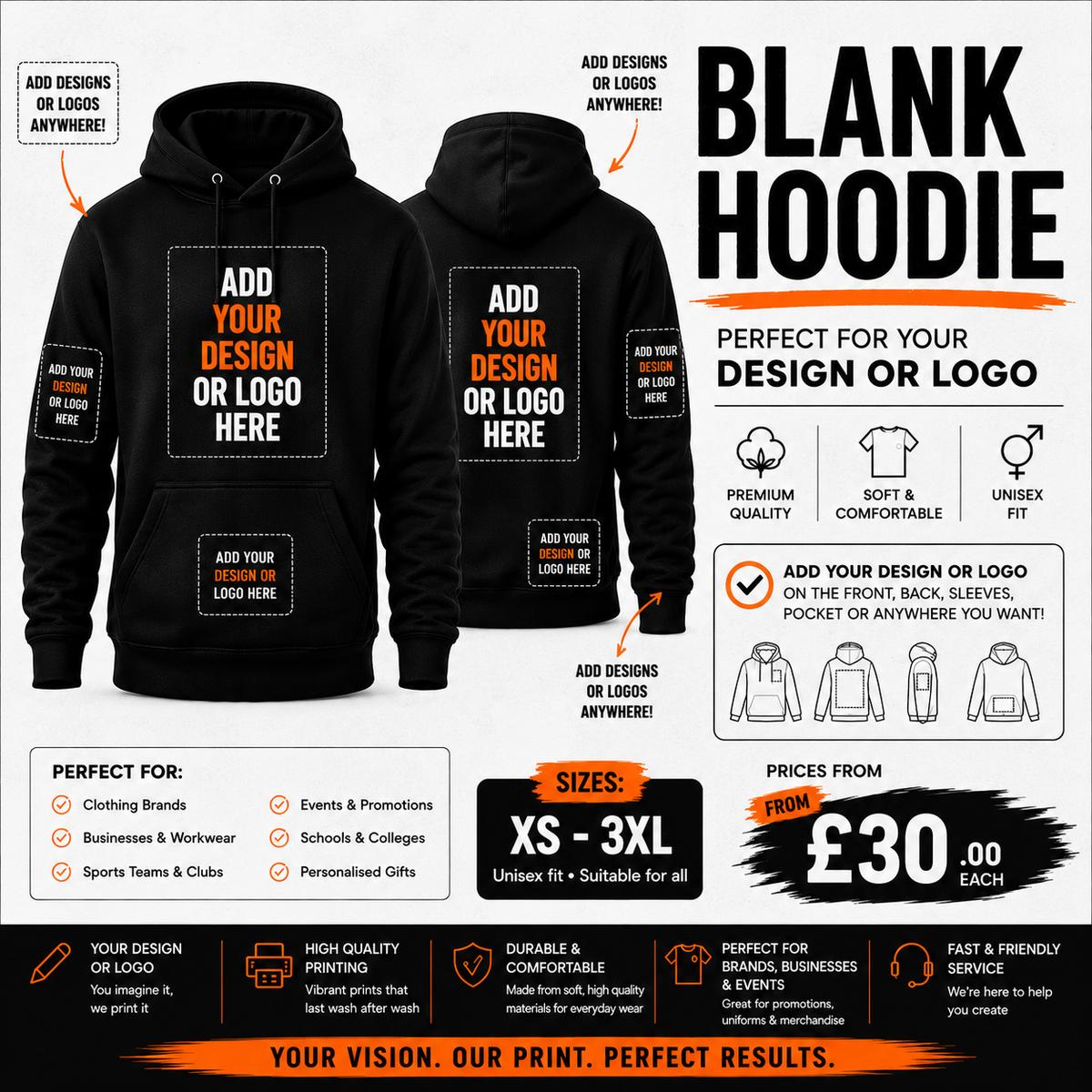 Custom Printed Hoodie