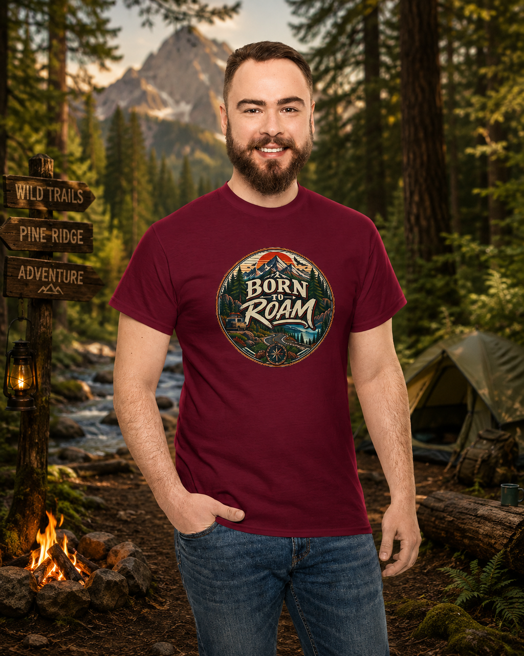 Born to Roam Graphic T-Shirt