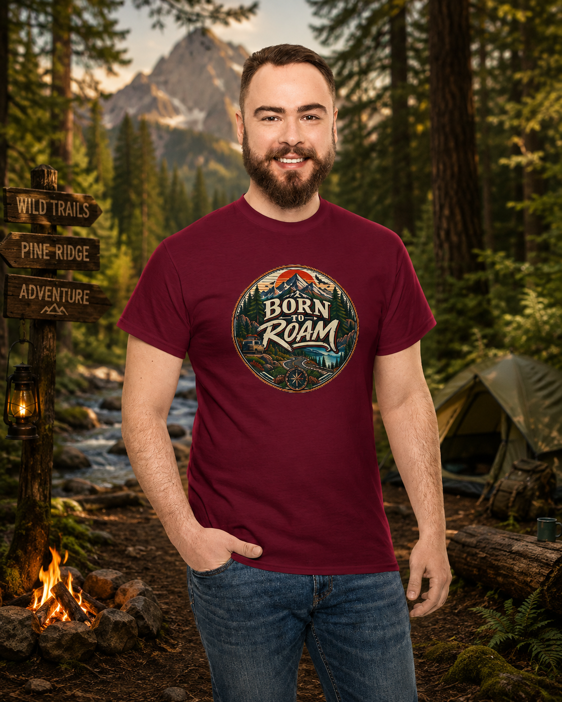 Born to Roam Graphic T-Shirt