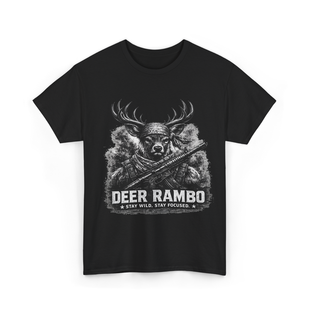Deer Rambo Grey Stag T-Shirt