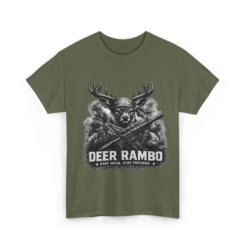 Deer Rambo Grey Stag T-Shirt