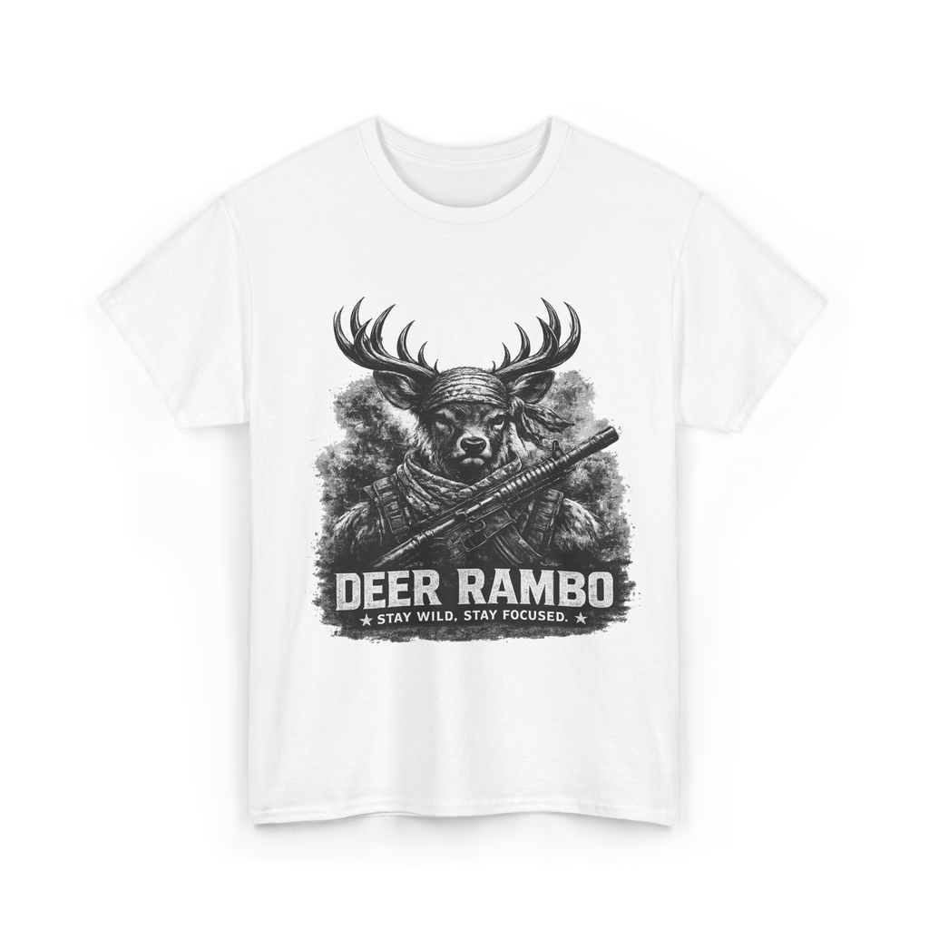 Deer Rambo Grey Stag T-Shirt